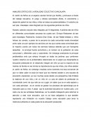 ANALISIS CRITICO DE LA REALIDAD COLECTIVO CHACALAPA