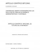 ARTÍCULO CIENTÍFICO BITCOINS