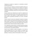 Importancia de la creación de un reglamento en la problemática de desarrollo sustentable