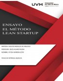 Ensayo lean starup