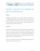 Actividad Econometria. Estimación de los parámetros por MCO y de la varianza del error