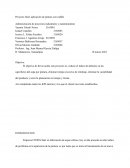 Administración de proyectos industriales y mantenimiento