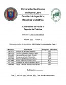 Mecánica y Eléctrica Laboratorio de Física II Reporte de Práctica