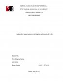 Análisis del Comportamiento de la inflación en Venezuela 2019-2021