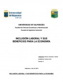 INCLUSIÓN LABORAL Y SUS BENEFICIOS PARA LA ECONOMÍA