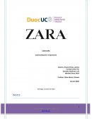 CASO ZARA Comercialización e Importación