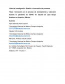 Innovación en el proceso de reclutamiento y selección durante la pandemia de COVID 19: estudio de caso Grupo Hotelero en Acapulco, México