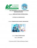 Importancia del comercio internacional