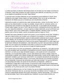 Protestas en el salvador