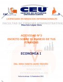 ESCRITO SOBRE EL MANEJO DE TUS FINANZAS