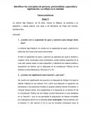 Identificar los conceptos de persona, personalidad, capacidad y legitimación; su reflejo en la realidad
