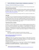 Tipo de interés. Indicadores económicos