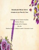 Armado de un Plan de Clase. Didáctica de las Ciencias Sociales