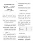 Circuitos y motores electricos, conceptos basicos
