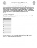 Evidencia No. 3 Funciones exponenciales y logarítmicas