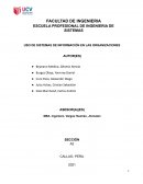 USO DE SISTEMAS DE INFORMACIÓN EN LAS ORGANIZACIONES
