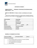 PROGRAMAS Y ESTRATEGIAS DE INTERVENCION GRUPAL