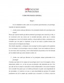 CURSO PSICOLOGÍA GENERAL