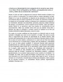 Interpretacion de la alegoría de la caverna de Platón