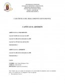 CASUÍSTICA DEL REGLAMENTO ESTUDIANTIL