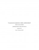 Las personas en las organizaciones: actitudes y satisfacción laboral