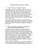 PREGUNTAS SOBRE OBJETIVIDAD DE LA CIENCIA