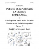 Por que es importante la gestión empresarial