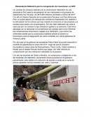 Demanda de Odebretch para la recuperación de inversiones en GSP