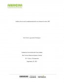 Análisis de un caso de implementación de un sistema de costos ABC