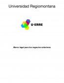 Ley sobre comercio exterior