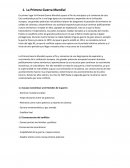 Consecuencias de la primera guerra