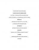 ENFOQUES DE ANÁLISIS DE LA CULTURA Y COMUNICACIÓN ORGANIZACIONAL