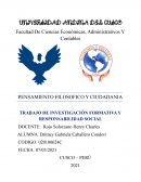 TRABAJO DE INVESTIGACIÓN FORMATIVA Y RESPONSABILIDAD SOCIAL