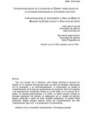 Internacionalización de la innovación en España y modelización