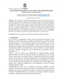 Actividad Enzimática en procesos de transformación