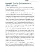 Actividad | Reseña "Cómo estuvimos: el milagro mexicano"