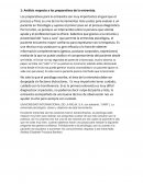 Análisis respecto a los preparativos de la entrevista