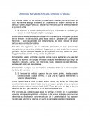 Ámbitos de validez de las normas jurídicas