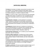DATOS DEL BRIEFING