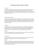 Intoxicaciones por falta de equipo en mi trabajo