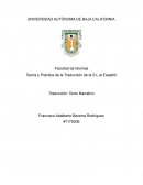 Teoría y Práctica de la Traducción de la S.L al Español