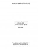 Informe final de Investigación Científica