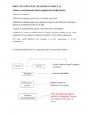 DIRECCIÓN ESTRATÉGICA DE EMPRESAS TURÍSTICAS
