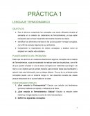 PRÁCTICA LENGUAJE TERMODINÁMICO