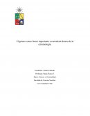 El género como factor importante a considerar dentro de la criminología