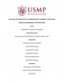 Artículo de opinión del artículo de “Violencia contra la mujer”