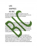 Las empresas BIC