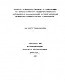 Análisis de la capacidad de un gerente de talento humano para resolver un conflicto