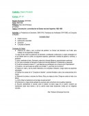 Consumación y consolidación del Estado nacional Argentino 1862-1880