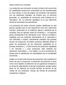 Sector primario en Colombia